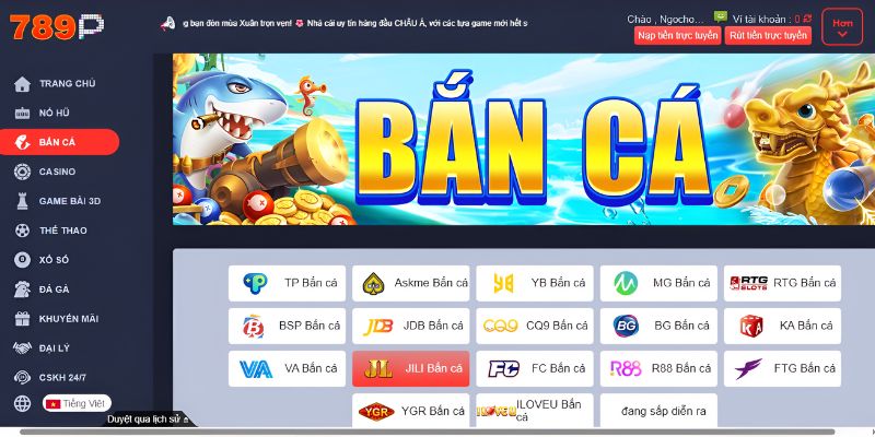 Giới thiệu bắn cá 789P -  Sảnh game uy tín, chất lượng cao 