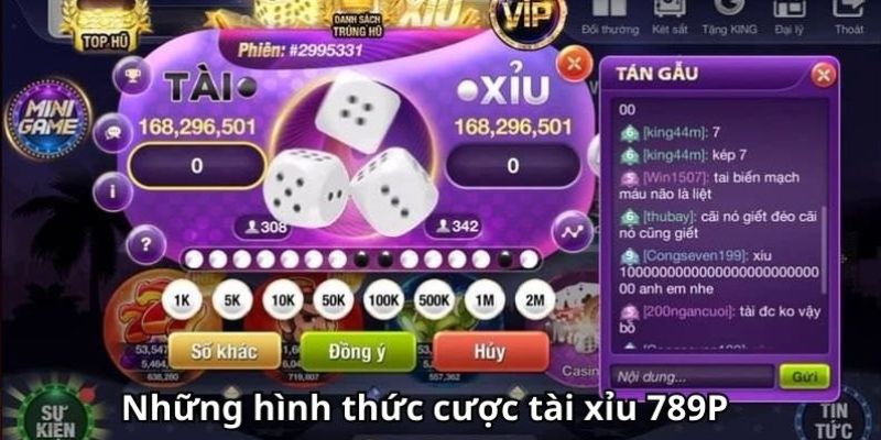 Cửa cược của game rất phong phú